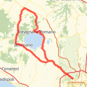 Cassia - Trevignino - Caprancia - Oriolo Romano - Bracciano - Cassia