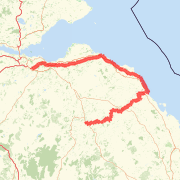 Edinburgh to Melrose via Dunbar and Berwick (GPS Trace)