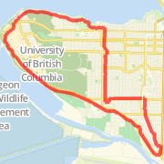 Kerrisdale to Marpole around UBC to Kits to Kerrisdale