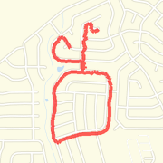 2.10mi run on 3/25/13