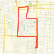short run by Jamie's house