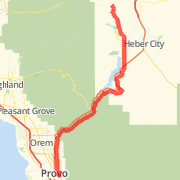 A 70.98 mi Bike Ride - Mountain Biking - High Intensity mapped on Tue Mar 26 2013