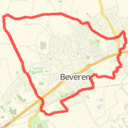 Beveren Polder (14.5 km) Run route image