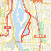 A 4.72 mi Run / Jog mapped on Wed Mar 27 2013