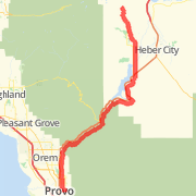 A 71.02 mi Bike Ride - Mountain Biking mapped on Wed Mar 27 2013