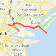 A 8.23 mi Run / Jog mapped on Fri Mar 29 2013