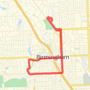 Downtown Birmingham 7.7 Mile Training Run 