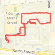 2.45mi run on 3/30/13