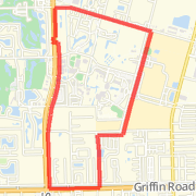 Ballys-Orange Dr - Pathway - College Ave - Nova Drive - University - Ballys