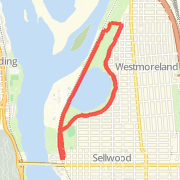 A 4.8 mi Run / Jog mapped on Sun Mar 31 2013