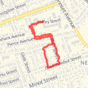 0.84mi dog walk on 3/31/13