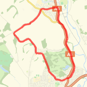 Allestree, Duffield, Quarndon, 6.5 mile circuit