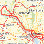 A 38.91 mi Bike Ride mapped on Mon Apr 01 2013