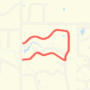 1.25 neighborhood out and back 