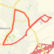 YCMA 5 mile route
