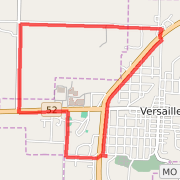 A 4.85 mi Run / Jog mapped on Tue Apr 02 2013