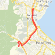 A 7.05 km Run / Jog mapped on Wed Apr 03 2013