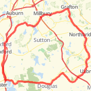 Millbury Route via Douglas, Webster, Oxford