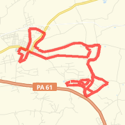 14 mile run