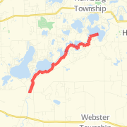 A 11.81 mi Sport / Other Activity - Canoeing / Rowing mapped on Sat Apr 06 2013