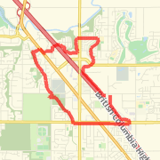 A 10.43 km Run / Jog mapped on Sat Apr 06 2013