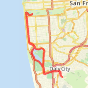 Daly City to Golden Gate Park