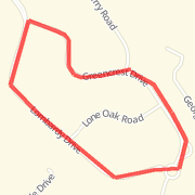 1.15 mile route