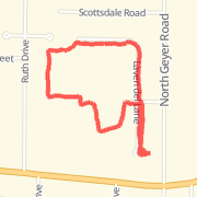 Walked the dog 1.02 mi on 04/09/2013