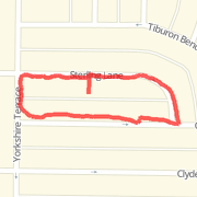 0.46mi walk on 4/9/13