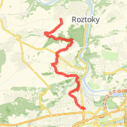 Roztoky, rozc. Zalov - Dejvice
