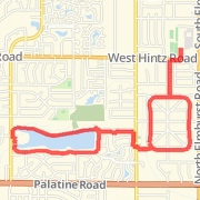 Loop with Lake Arlington