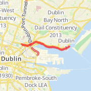 A 5.97 mi Run / Jog mapped on Wed Apr 10 2013