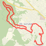 Normafa Loop to Fodor Utca (GPS says 12.2 miles)