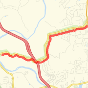Blue Ridge Parkway Trail, Out-N-Back fm Hendersonville Highway (almost) to French Broad