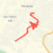 5.01mi run on 4/13/13 run in PV up colinita