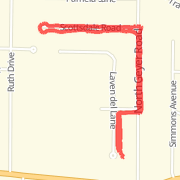 Walked the dog 1.17 mi on 04/13/2013