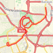 A 19.08 km Run / Jog mapped on Sun Apr 14 2013
