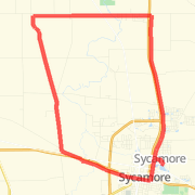 North Sycamore 18 mi.