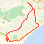 Saffrons Rd to seaside and back