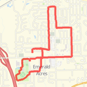 5.00mi run on 4/15/13