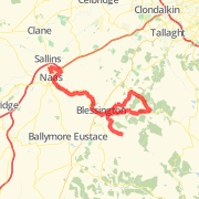 A 42.62 km Bike Ride mapped on Mon Apr 15 2013