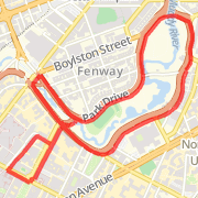 A 4.12 mi Run / Jog mapped on Mon Apr 15 2013