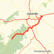 Asheville to Mt. Pisgah