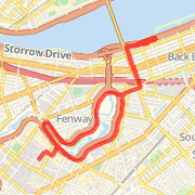 A 4.18 mi Run / Jog mapped on Tue Apr 16 2013