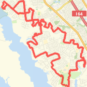 18.06 mi road cycling on 4/16/2013