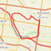 Glen Iris 10km Freeway circle