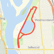 A 4.87 mi Run / Jog mapped on Wed Apr 17 2013