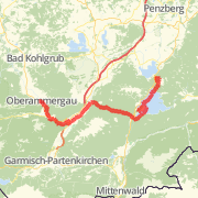 Bodensee - Konigsee: Oberamergau to Kochel am see (alternative)