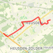 nicolaistraat to finse piste heusden (6km)