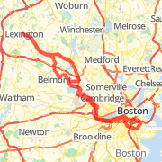 A 33.63 mi Bike Ride mapped on Thu Apr 18 2013